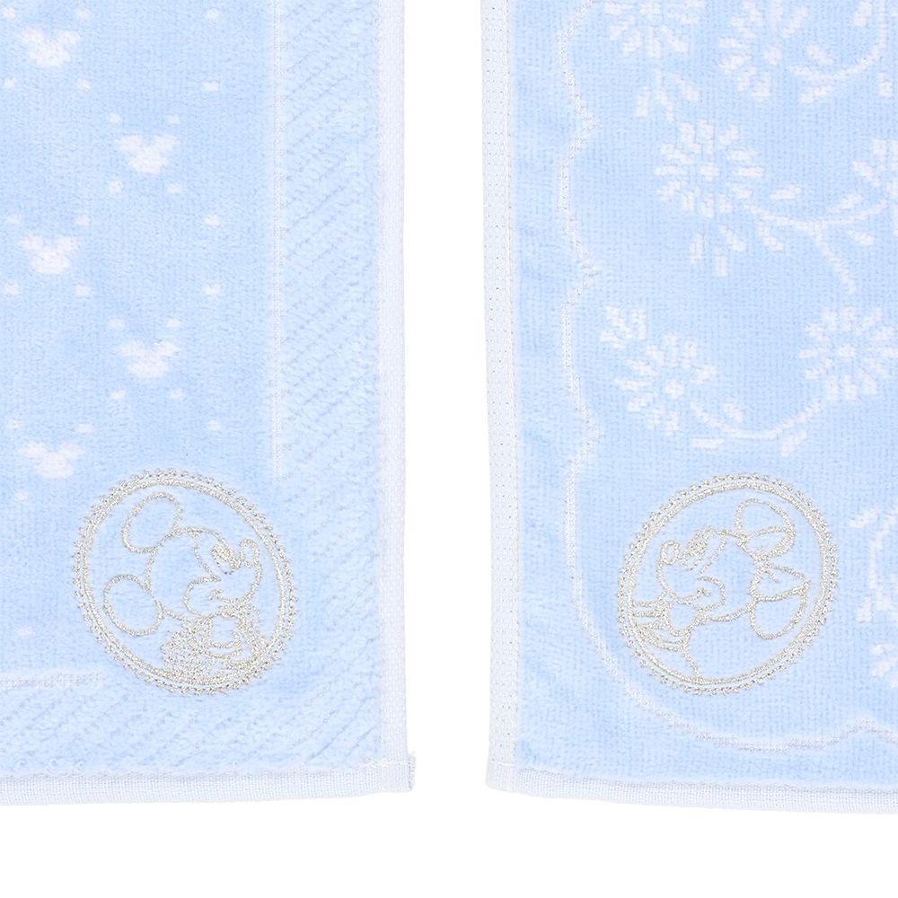 フェイスタオル2枚〈今治タオル〉 ミッキー ミニー Disney Blue Ever After