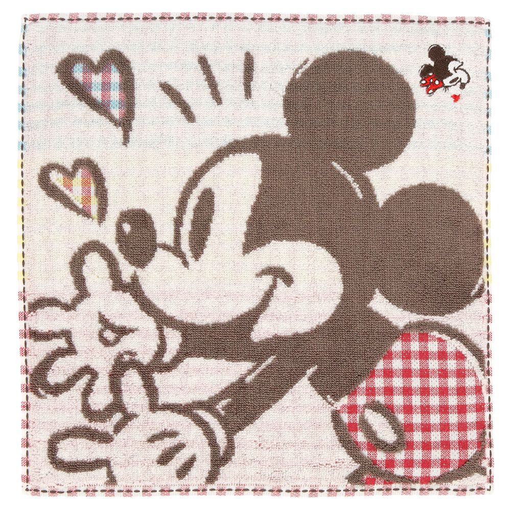 ミニタオル2枚〈今治タオル〉 ミッキー ミニー