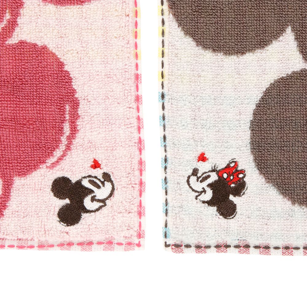 ミニタオル2枚〈今治タオル〉 ミッキー ミニー