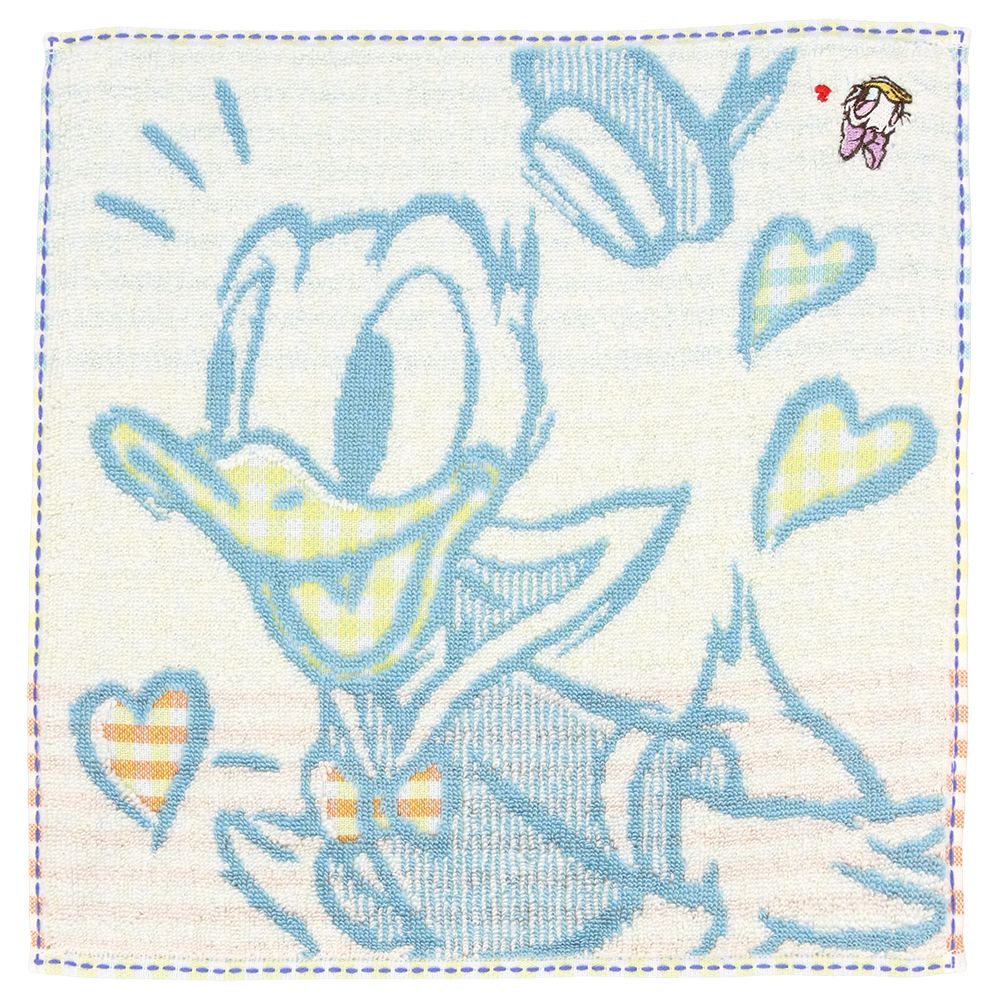 ミニタオル2枚〈今治タオル〉 ドナルド デイジー