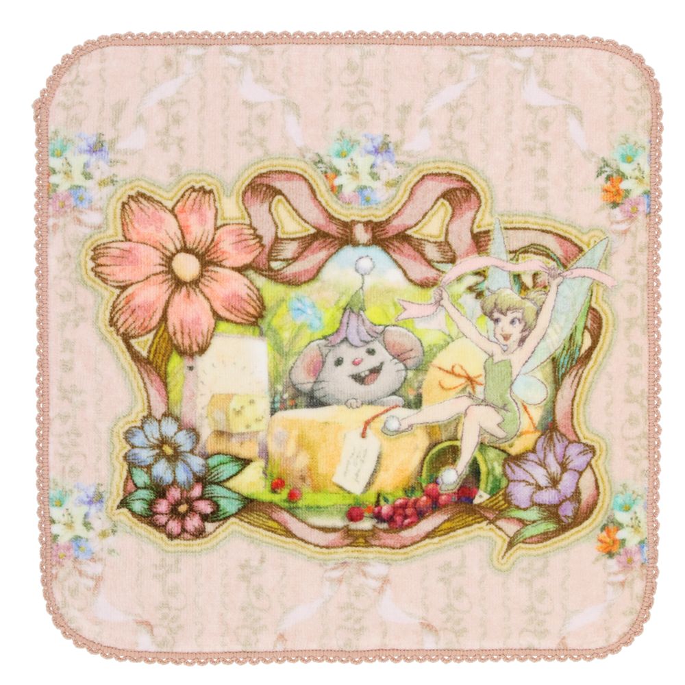 ミニタオル4枚 ディズニー ティンカーベル