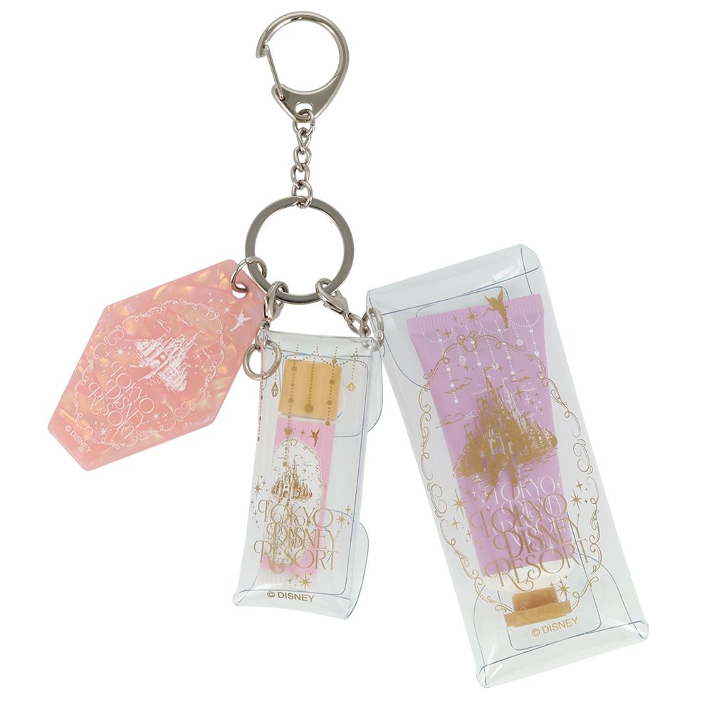 ハンドクリーム リップ キーチェーン シンデレラ城