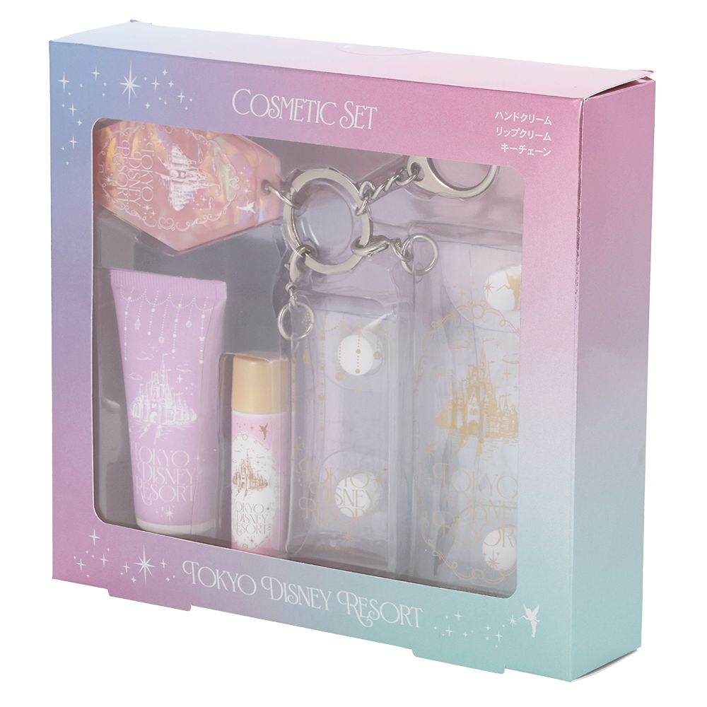 ハンドクリーム リップ キーチェーン シンデレラ城