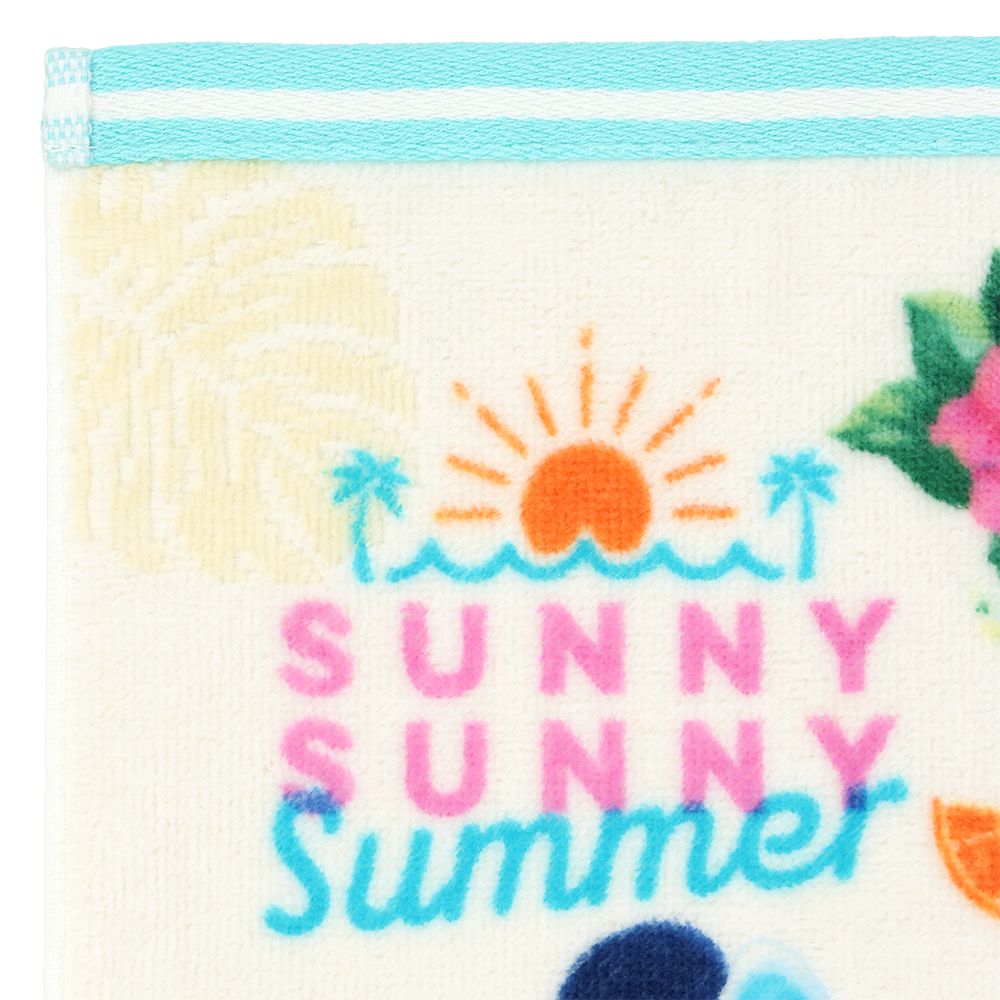 ウォッシュタオル ミッキーマウスと仲間たち SUNNY SUNNY Summer