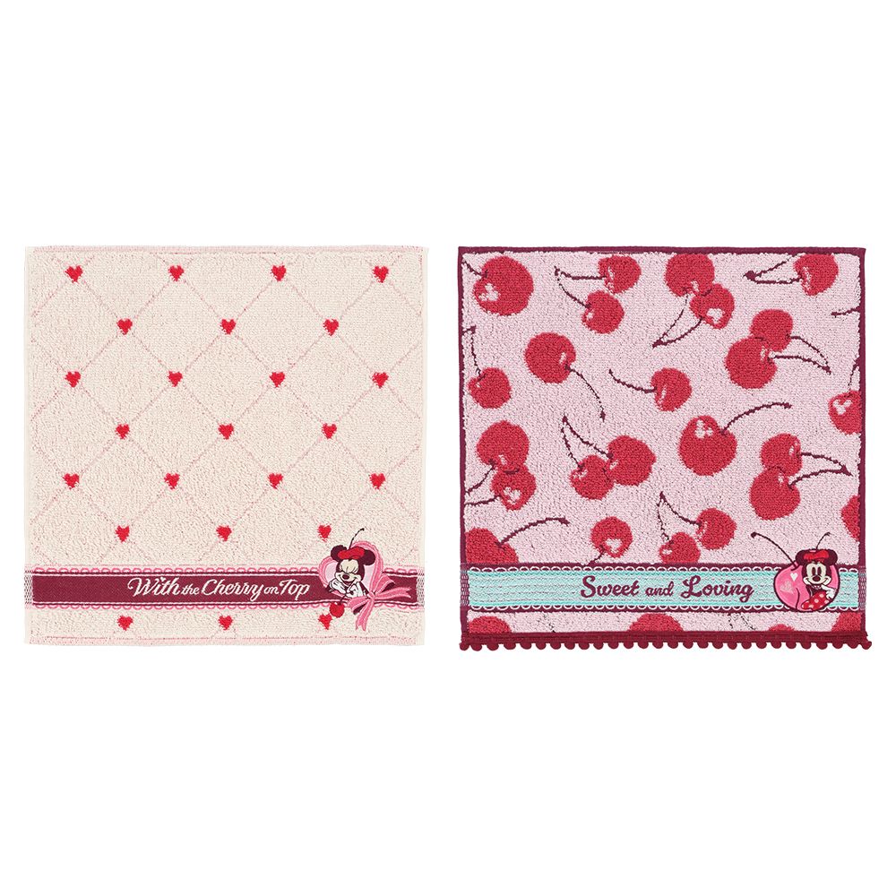 ミニタオル2枚 ミニー