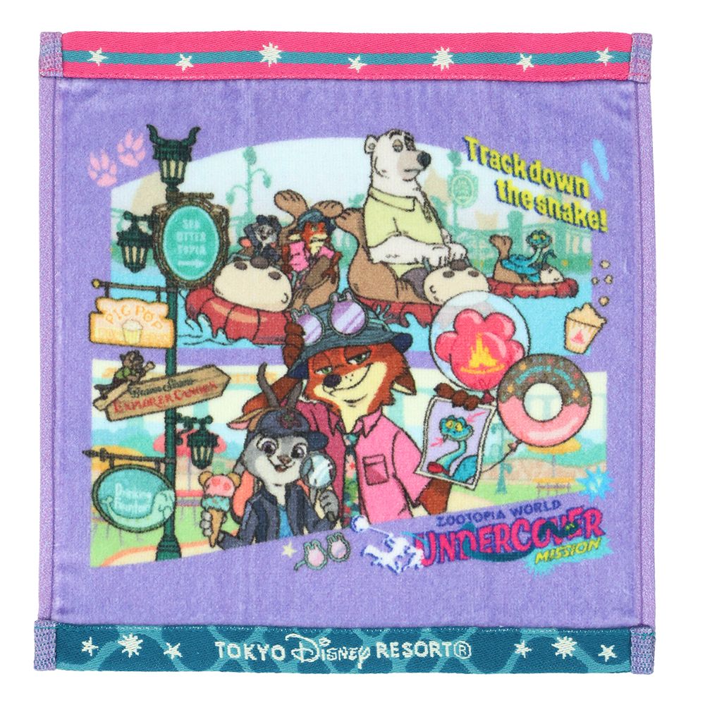 ミニタオル2枚 ズートピア