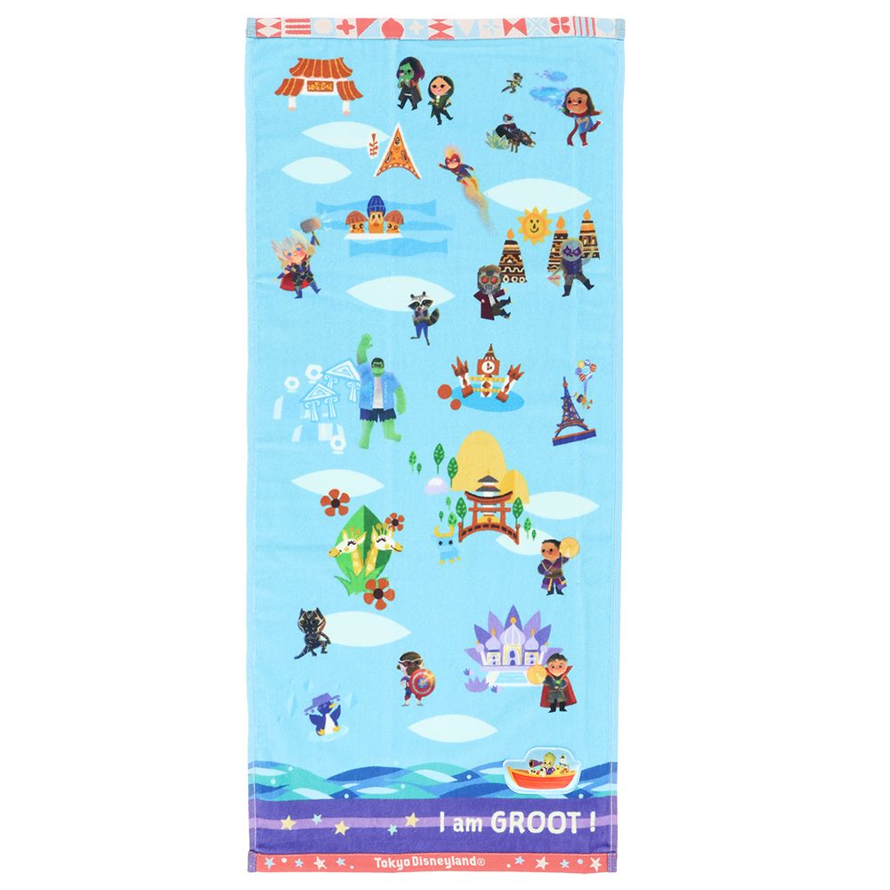 フェイスタオル イッツ・ア・スモールワールド with グルート