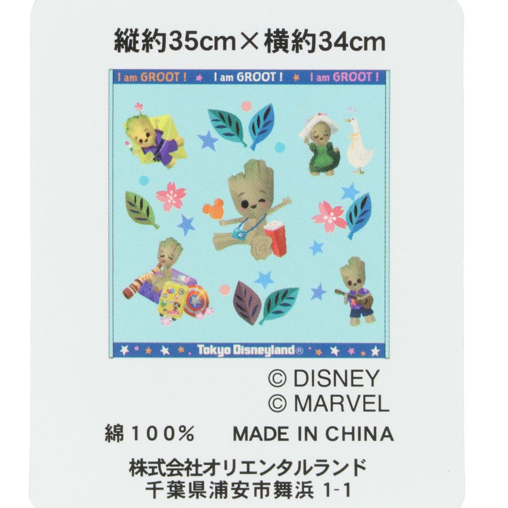 ウォッシュタオル イッツ・ア・スモールワールド with グルート