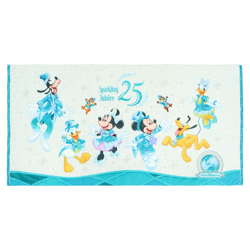 ディズニーシー　スプリングボヤージュ　ワイドバスタオル 公式】ディズニーストア.jp | ワイドバスタオル ミッキーマウスと仲間