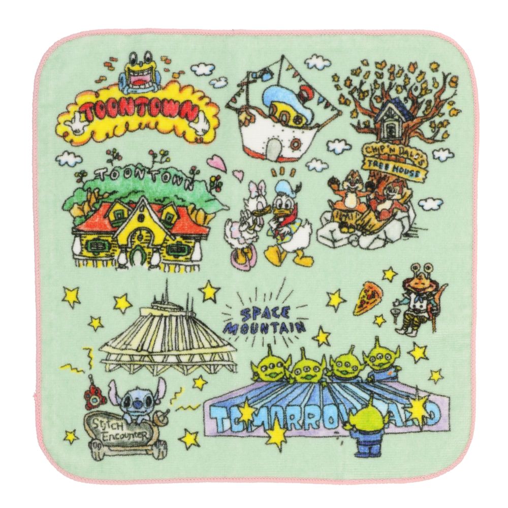 ミニタオル4枚 東京ディズニーリゾート