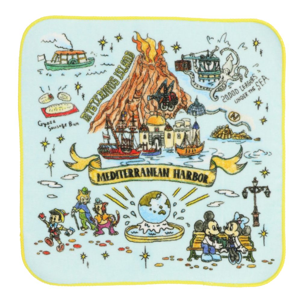 ミニタオル4枚 東京ディズニーリゾート