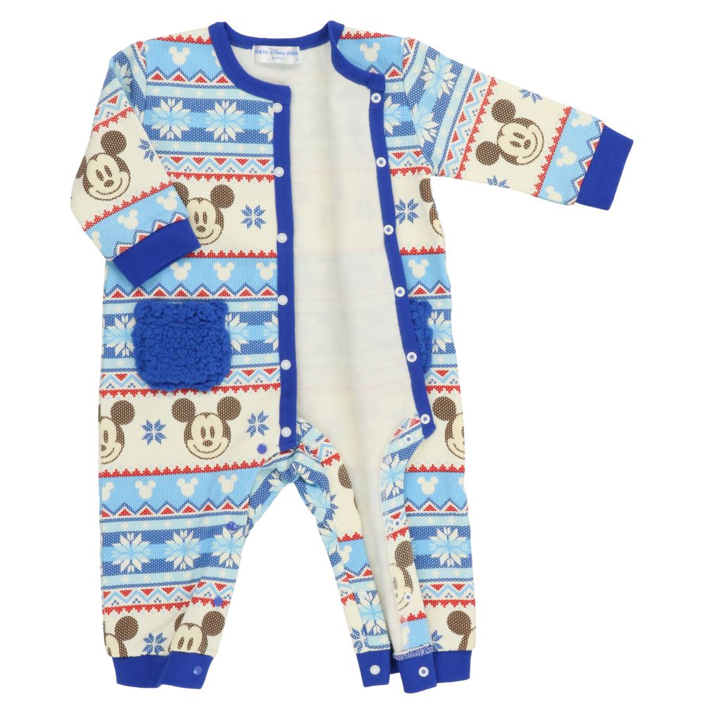 ベビーカバーオール 80cm ミッキー