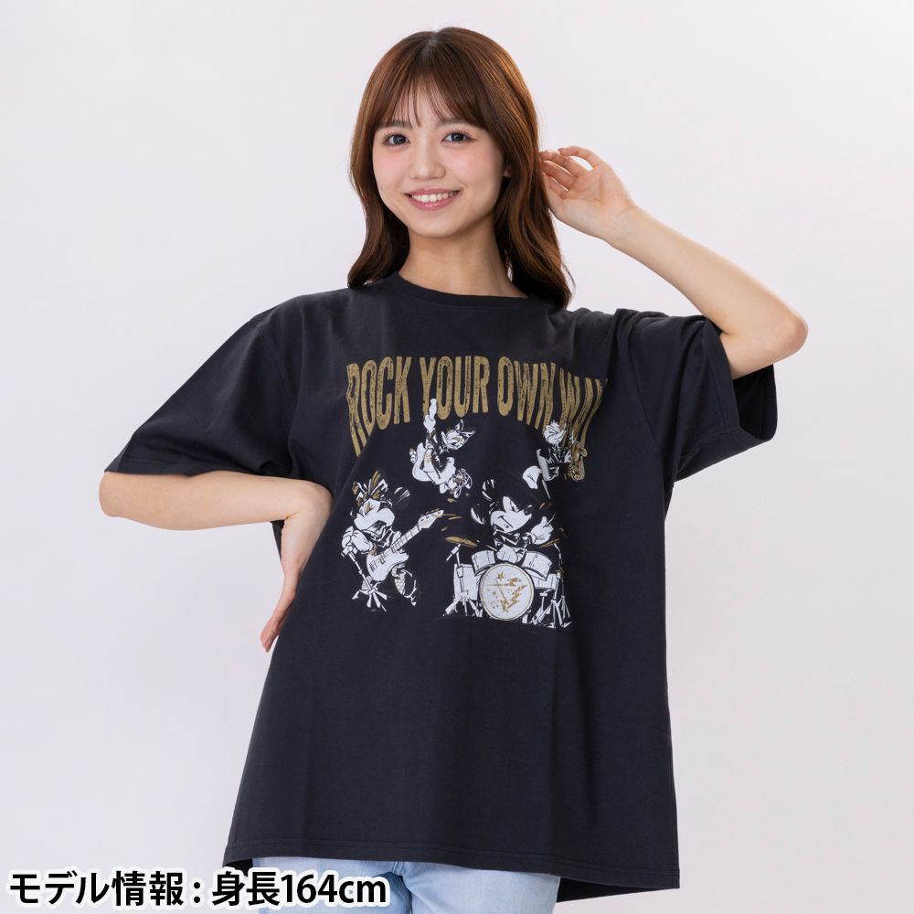 Tシャツ ビッグシルエット ユニセックスワンサイズ ミッキーマウスと仲間たち