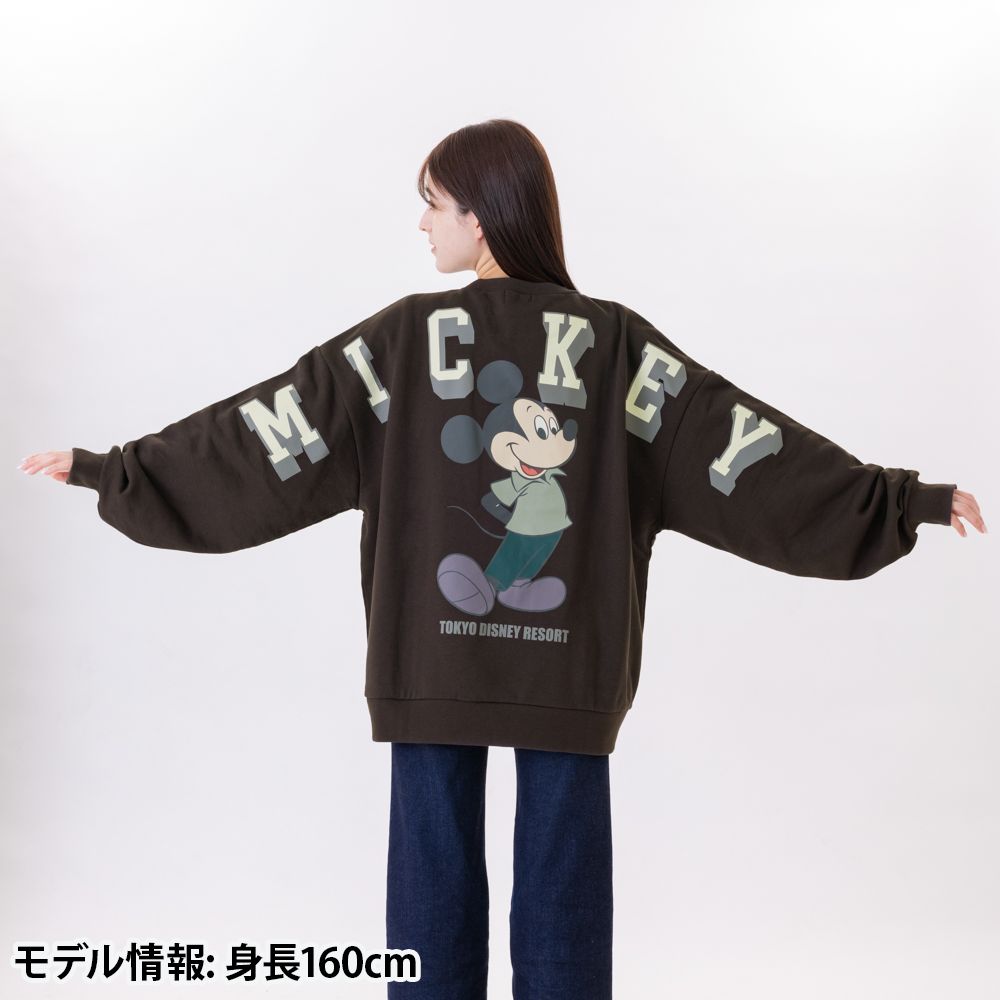 トレーナー ビッグシルエット ユニセックスワンサイズ ミッキー