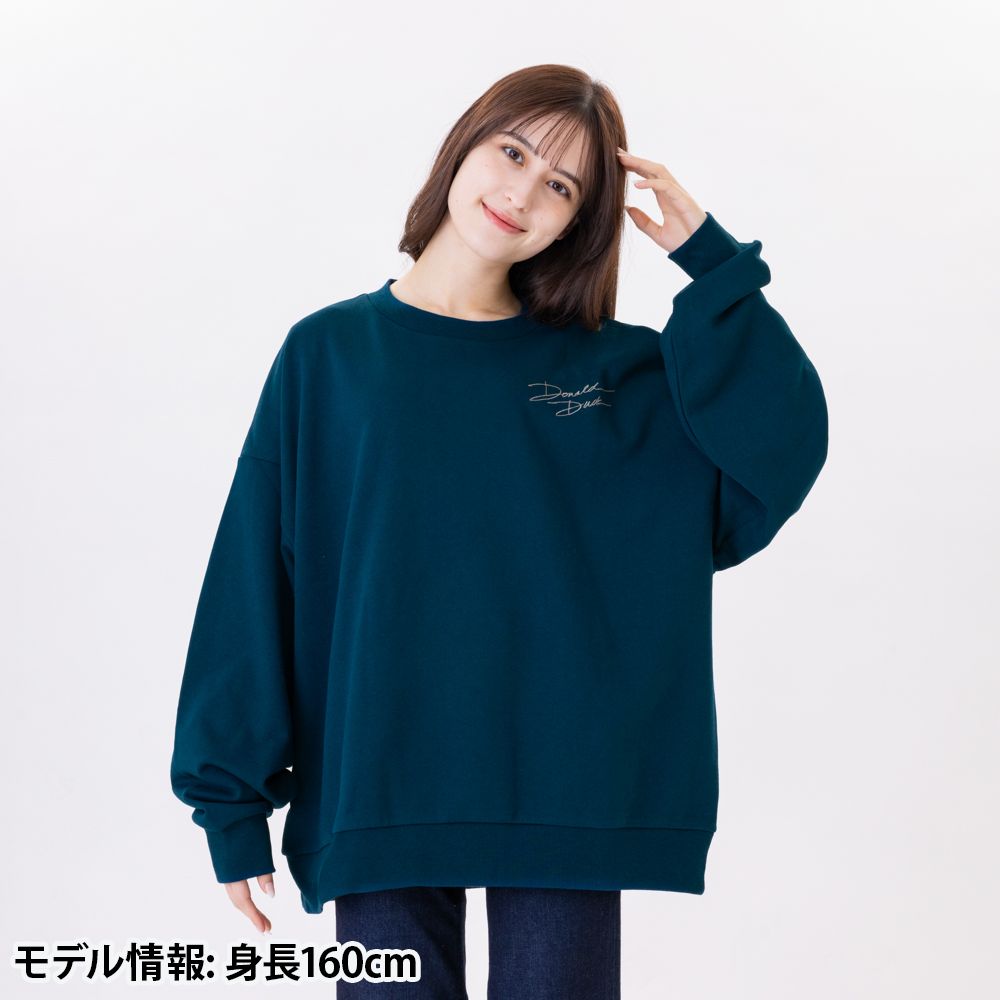 トレーナー ビッグシルエット ユニセックスワンサイズ ドナルド
