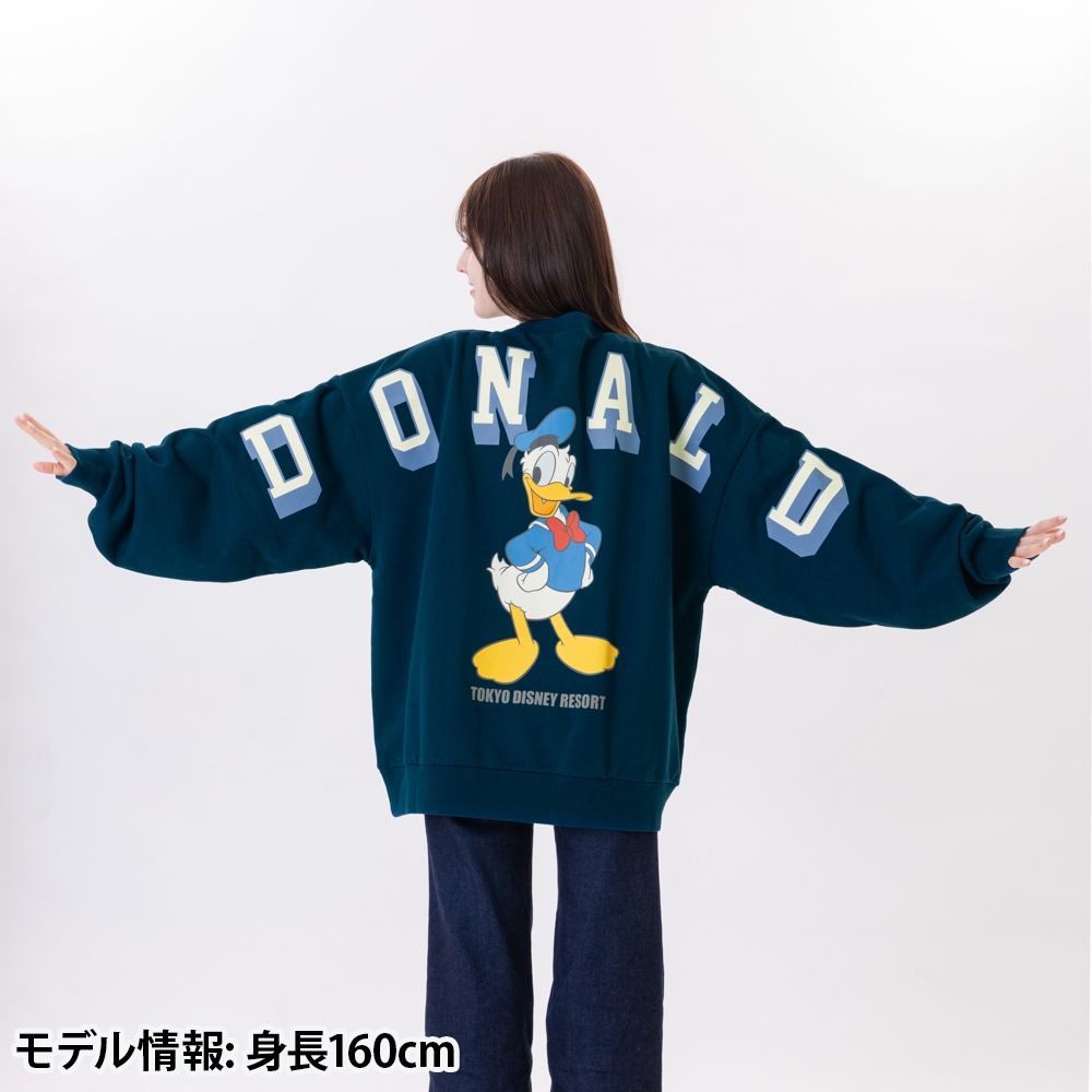 トレーナー ビッグシルエット ユニセックスワンサイズ ドナルド