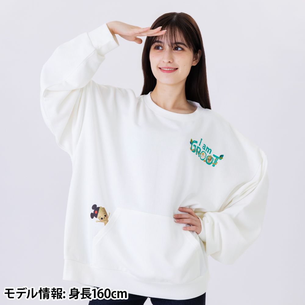 トレーナー ビッグシルエット ユニセックスワンサイズ イッツ・ア・スモールワールド with グルート