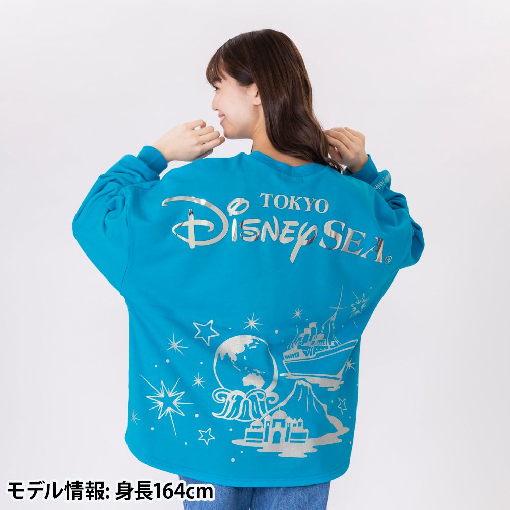トレーナー ビッグシルエット ユニセックスワンサイズ 東京ディズニーシー25周年 スパークリング・ジュビリー