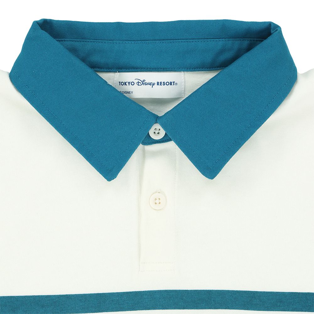 ラガーシャツ 長袖 ユニセックスL ミッキー 東京ディズニーシー25周年 スパークリング・ジュビリー