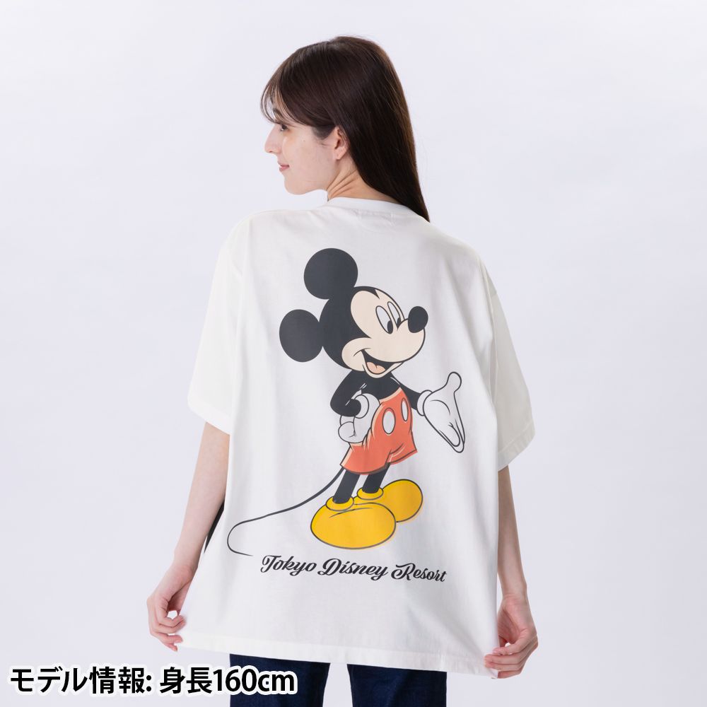 Tシャツ ビッグシルエット ユニセックスワンサイズ ミッキー