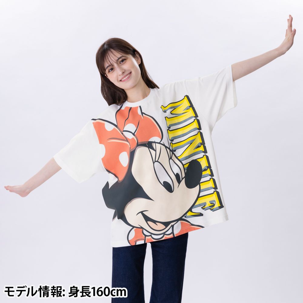 Tシャツ ビッグシルエット ユニセックスワンサイズ ミニー