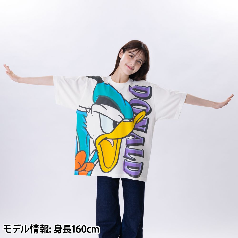 Tシャツ ビッグシルエット ユニセックスワンサイズ ドナルド