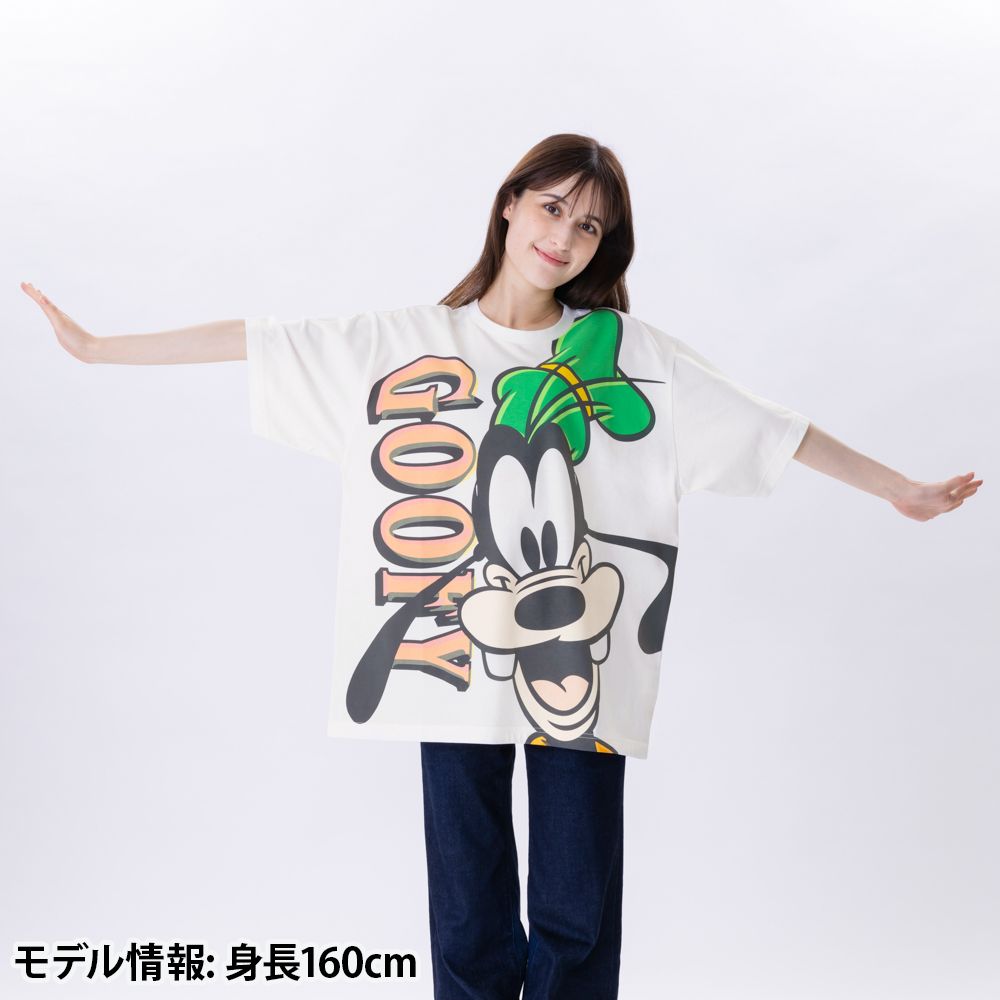 Tシャツ ビッグシルエット ユニセックスワンサイズ グーフィー