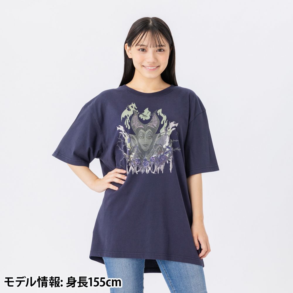 Tシャツ ビッグシルエット ユニセックスワンサイズ マレフィセント