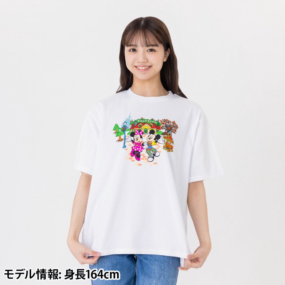 Tシャツ ビッグシルエット ユニセックスワンサイズ ミッキーマウスと仲間たち