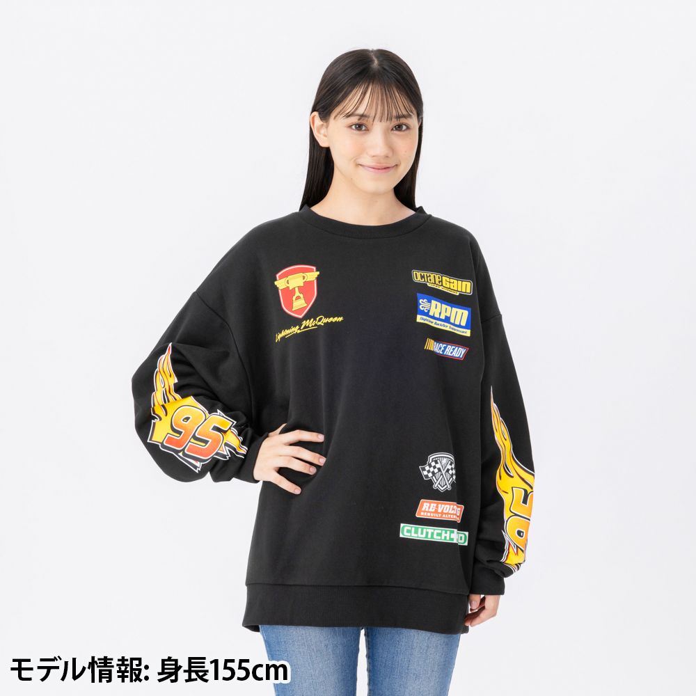 トレーナー ビッグシルエット ユニセックスワンサイズ マックィーン