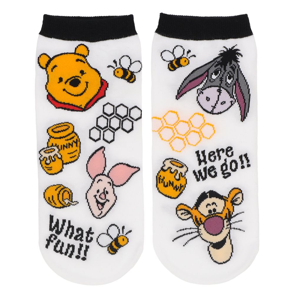 靴下2足組 22－25cm くまのプーさん