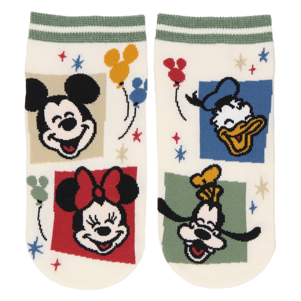 靴下2足組 16－18cm ミッキーマウスと仲間たち