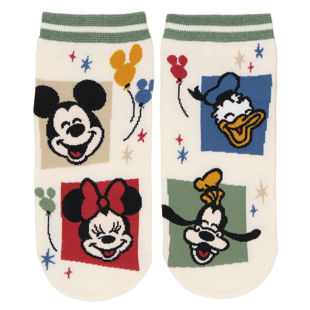 靴下2足組 19－21cm ミッキーマウスと仲間たち