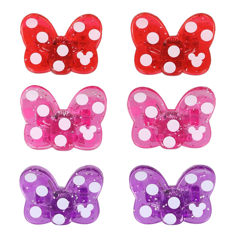 ヘアクリップ6個 ミニー