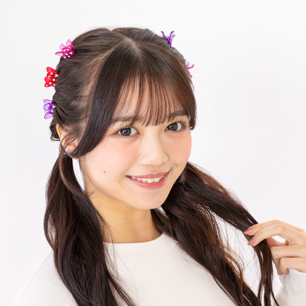 ヘアクリップ6個 ミニー