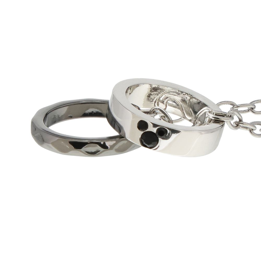 ネックレス ペア ミッキー