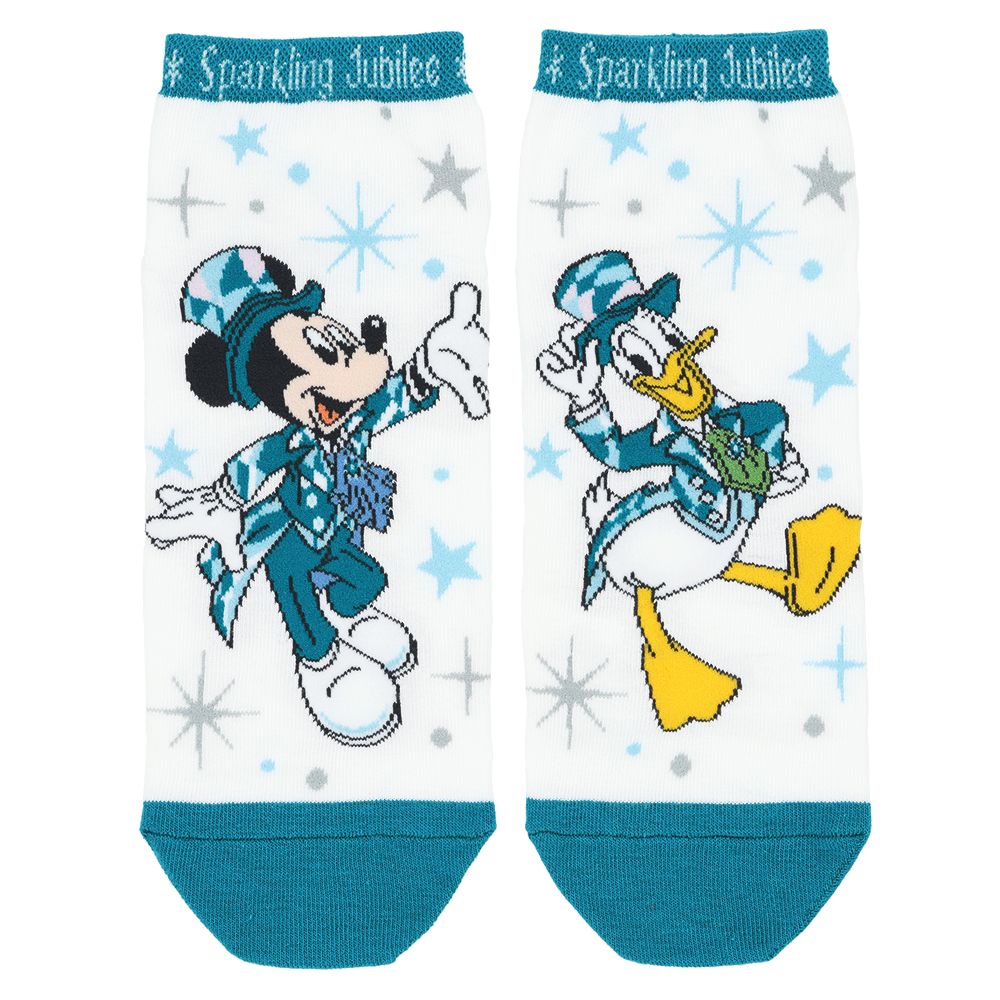 靴下3足組 25－27cm ミッキーマウスと仲間たち 東京ディズニーシー25周年 スパークリング・ジュビリー