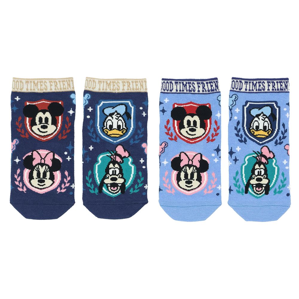 靴下2足組 16－18cm ミッキーマウスと仲間たち