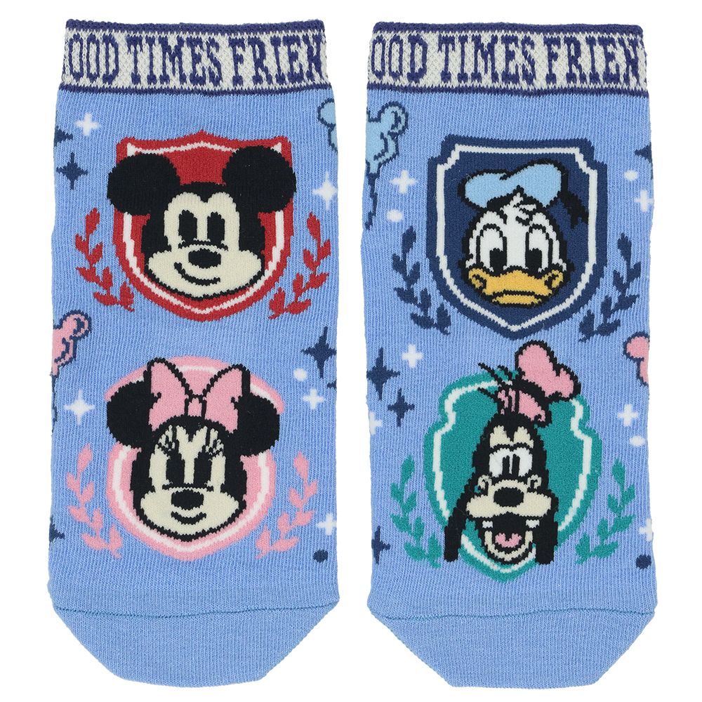 靴下2足組 16－18cm ミッキーマウスと仲間たち