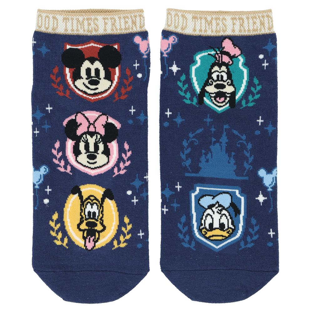 靴下2足組 22－25cm ミッキーマウスと仲間たち