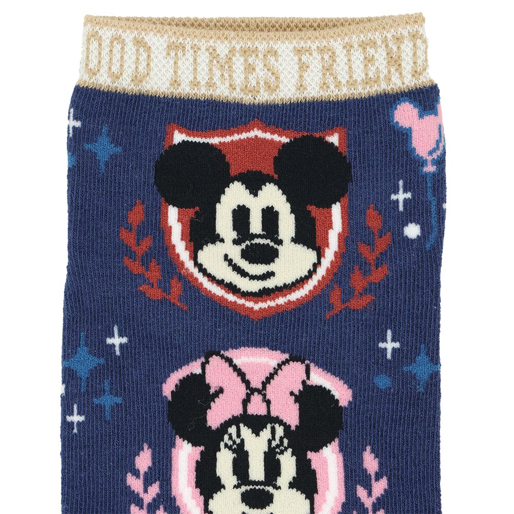 靴下2足組 22－25cm ミッキーマウスと仲間たち