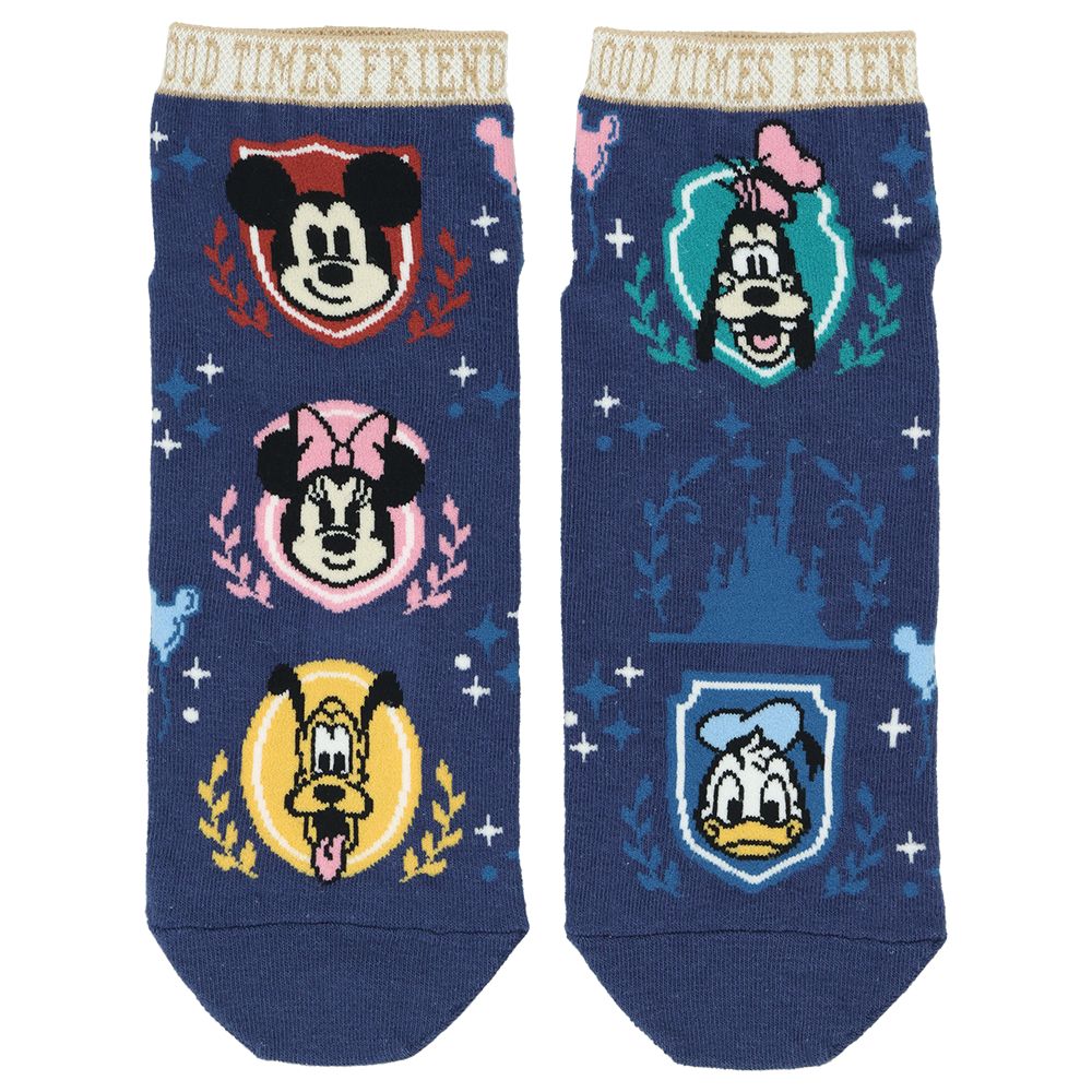 靴下2足組 25－27cm ミッキーマウスと仲間たち