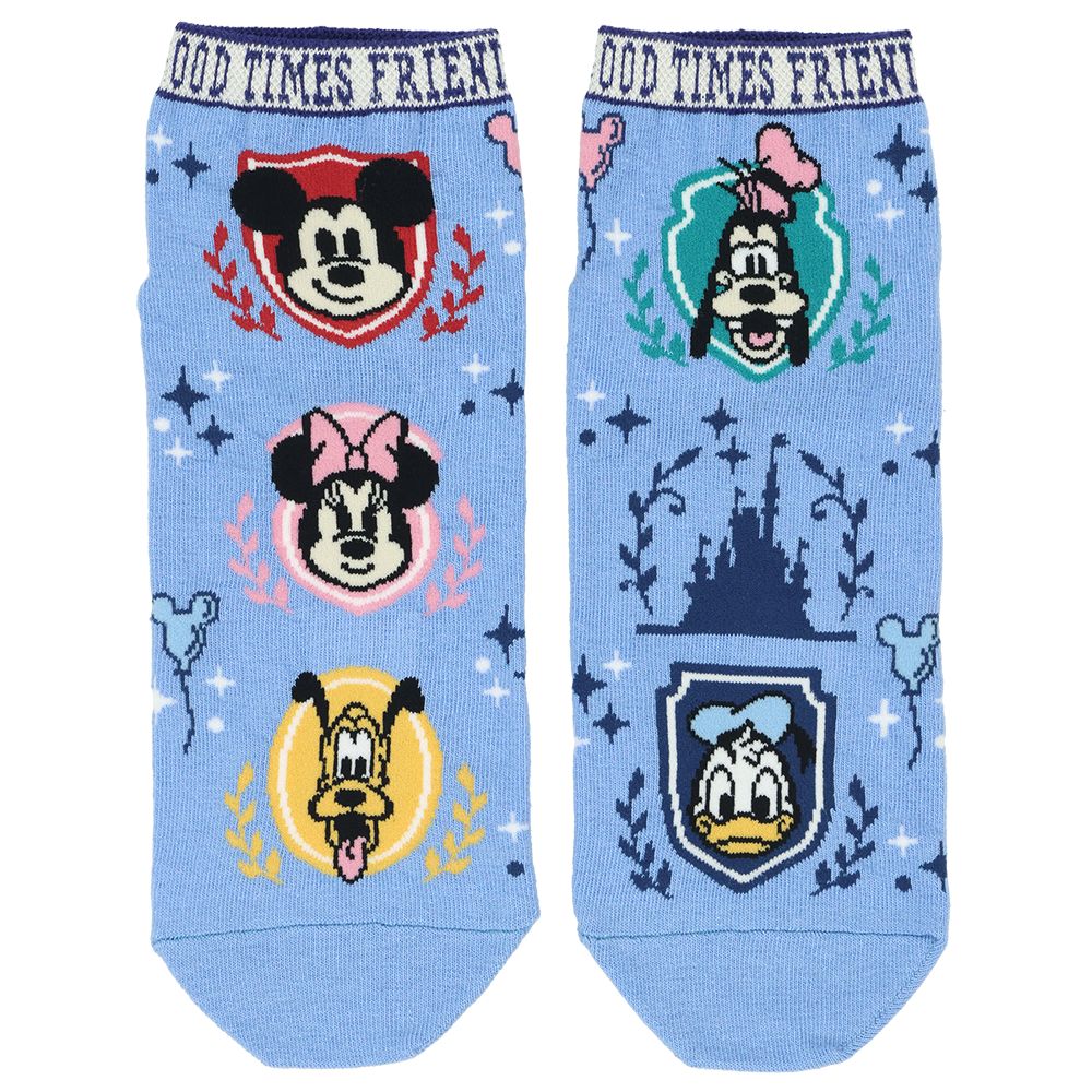 靴下2足組 25－27cm ミッキーマウスと仲間たち