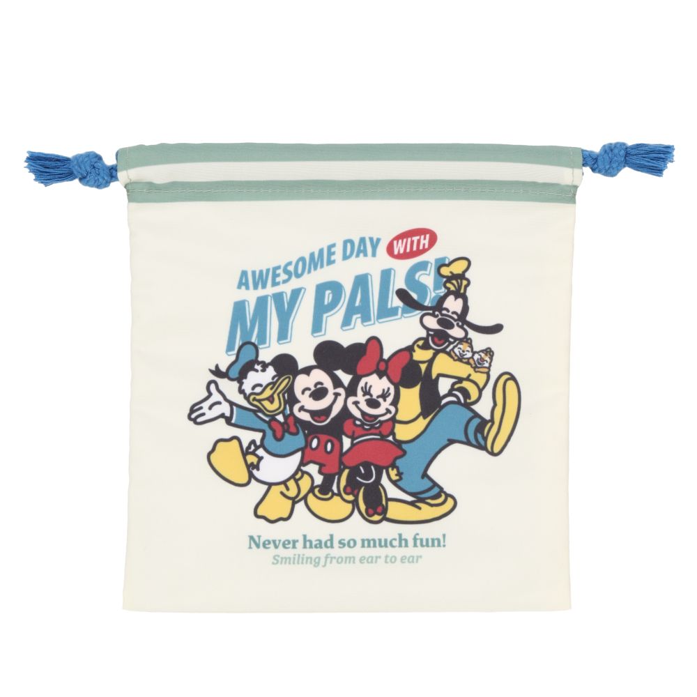 きんちゃく4枚 ミッキーマウスと仲間たち