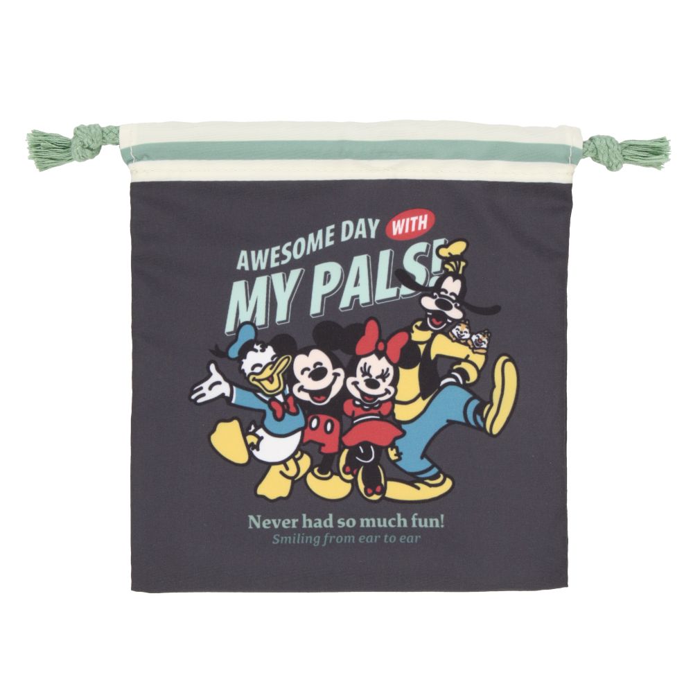 きんちゃく4枚 ミッキーマウスと仲間たち