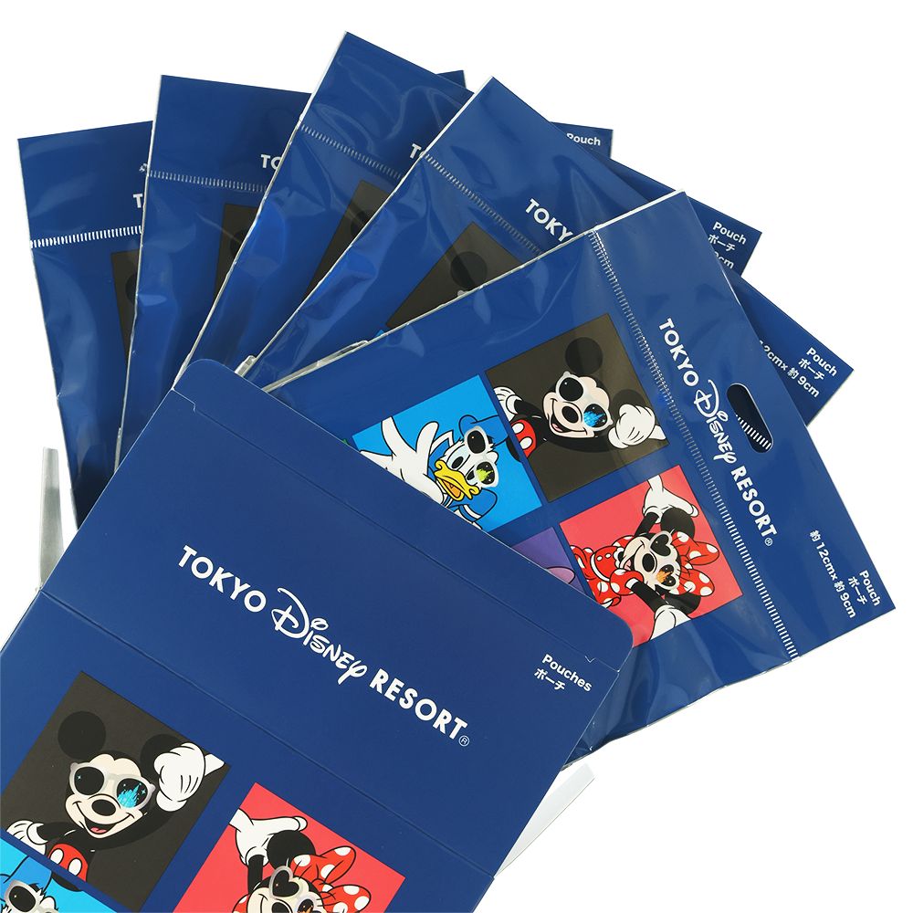 ポーチ5個 ミッキーマウスと仲間たち