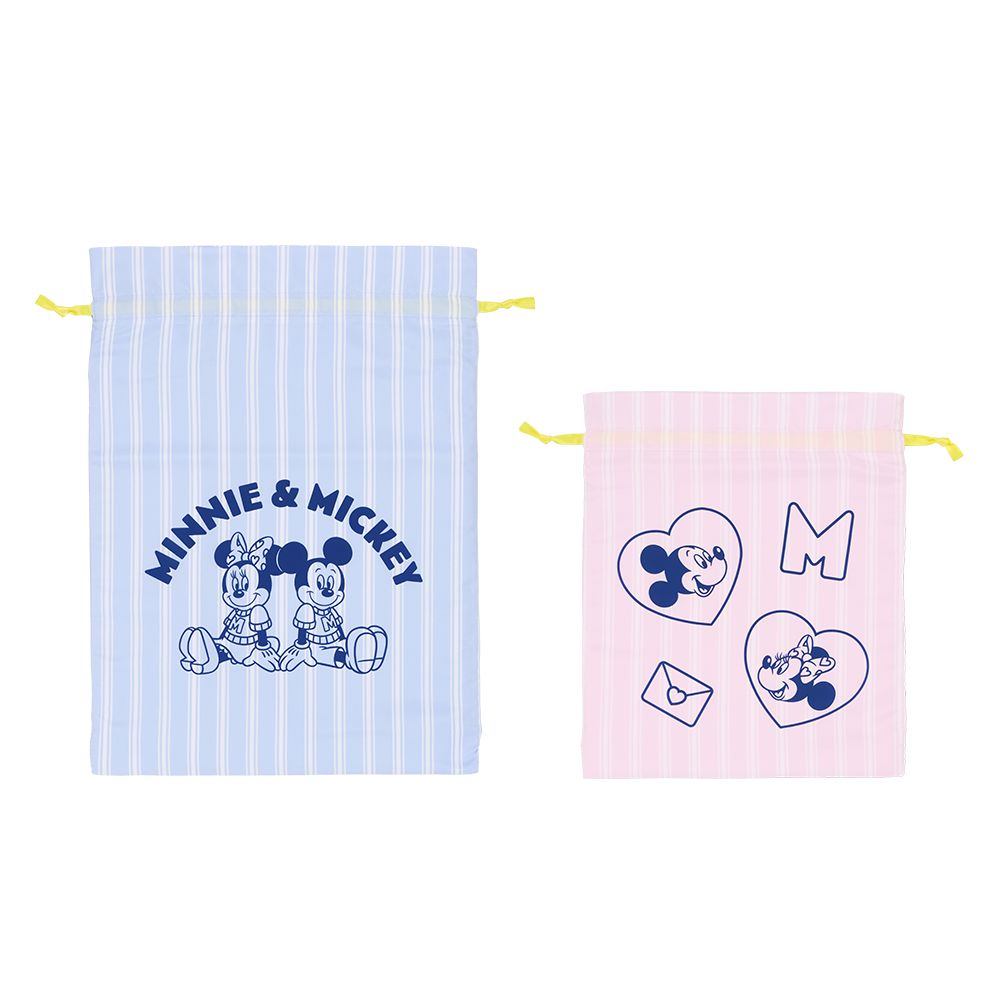 きんちゃく2枚 ミッキー ミニー