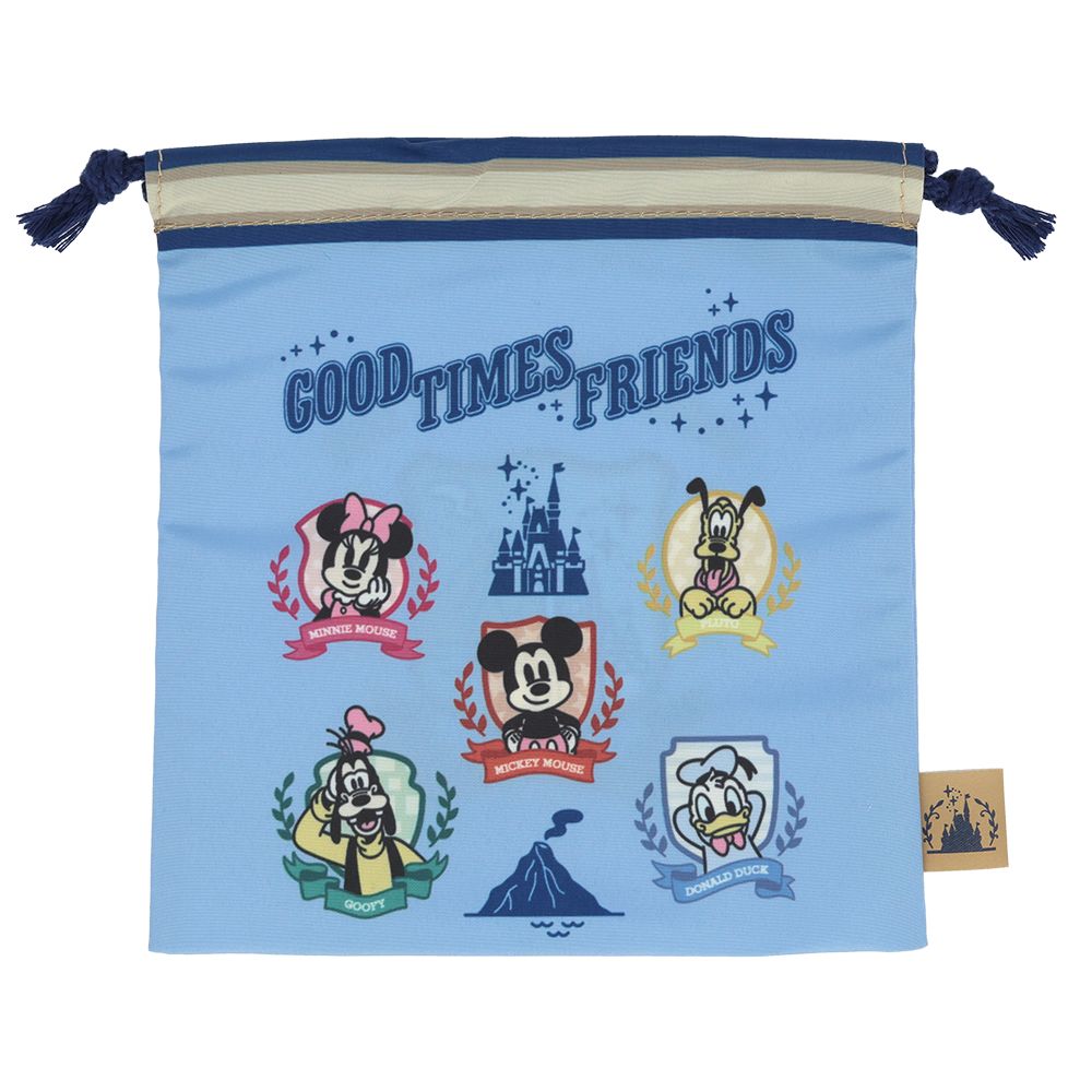 きんちゃく3枚 ミッキーマウスと仲間たち