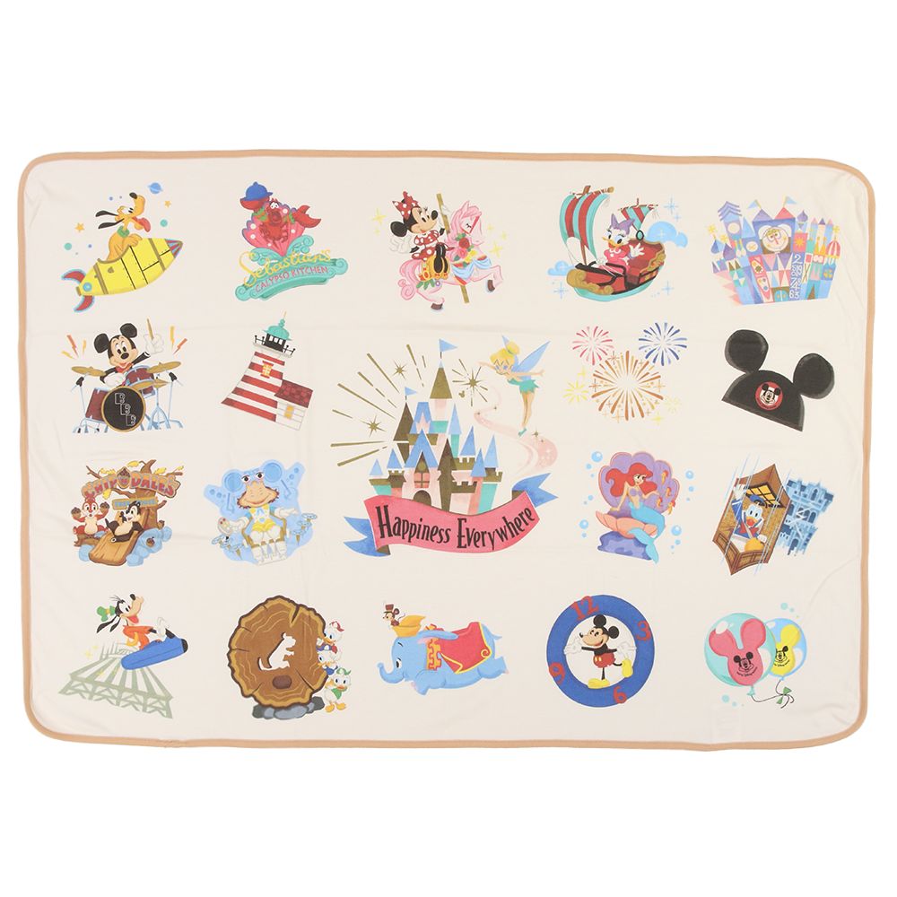 ベビーブランケット ミッキーマウスと仲間たち
