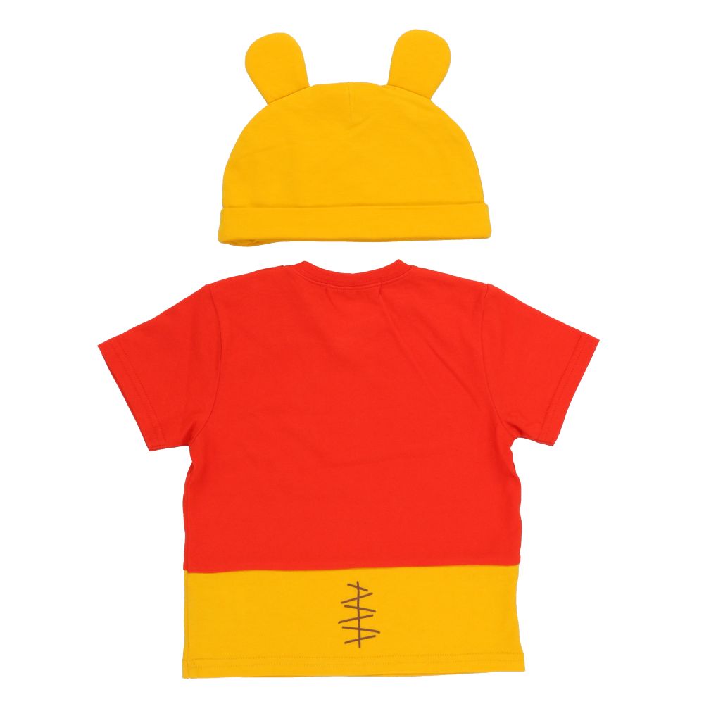 ベビーTシャツ 帽子付 90cm プー